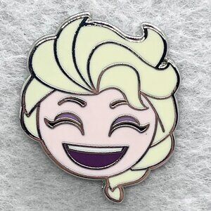 🔮 5/$25 Disney Frozen Elsa Laughing Emoji Pin